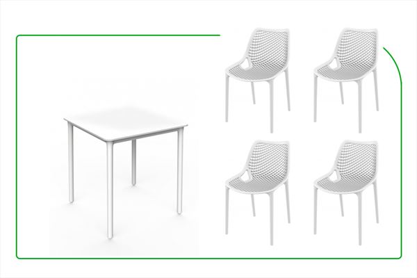 mobiliario hosteleria sillas y mesas COLECCION AIR GRID